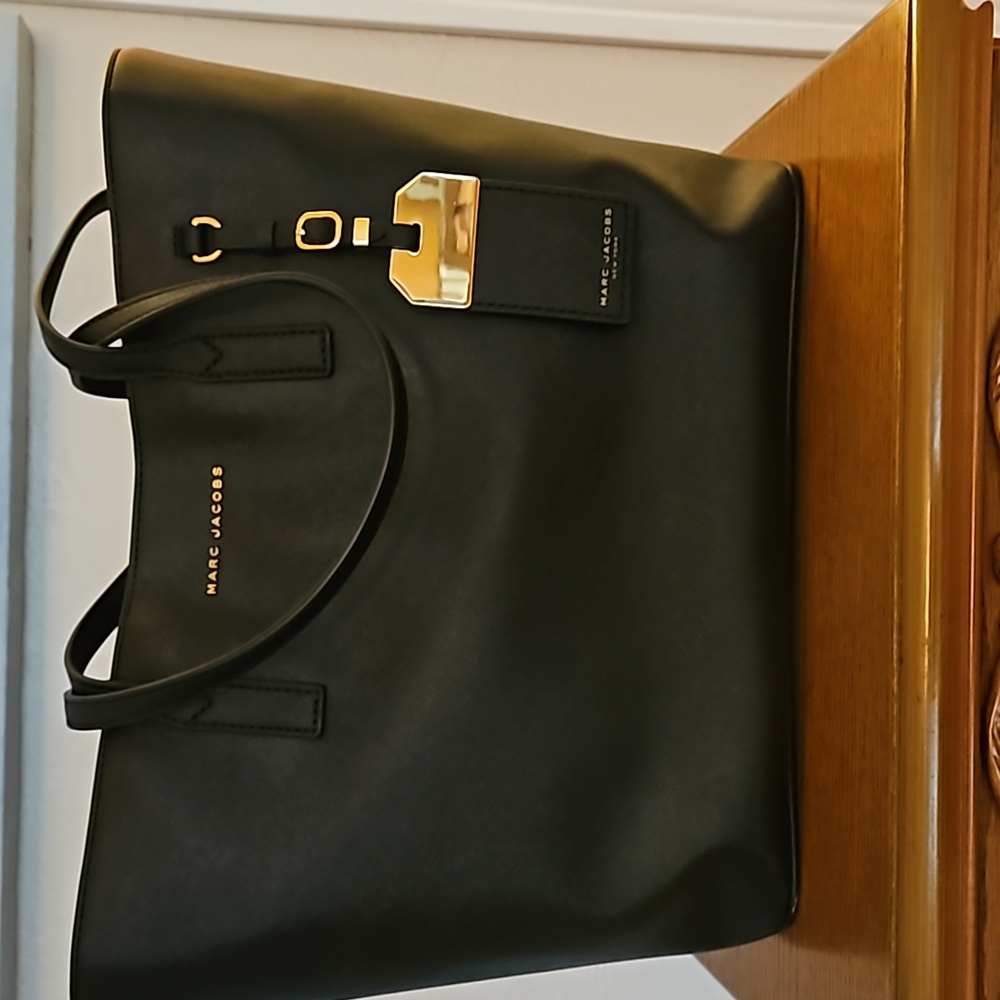 Authentic Marc Jacob's Black Leather Bag